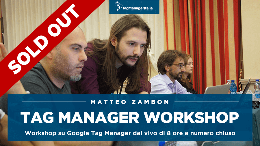 Tag Manager Workshop SOLD OUT