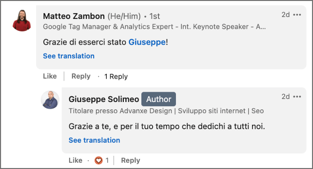 webinar Addio Universal Analytics benvenuto GA4 - Testimonianza Giuseppe Solimeo 2